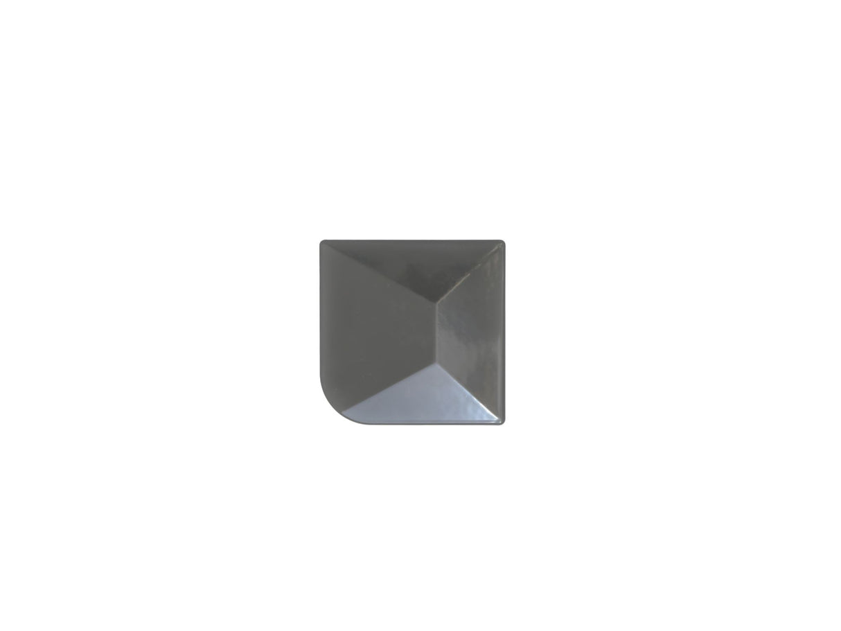 Aluminium Eckpfostenkappe für einen 60x60 mm Pfosten in der Farbe Anthrazit.