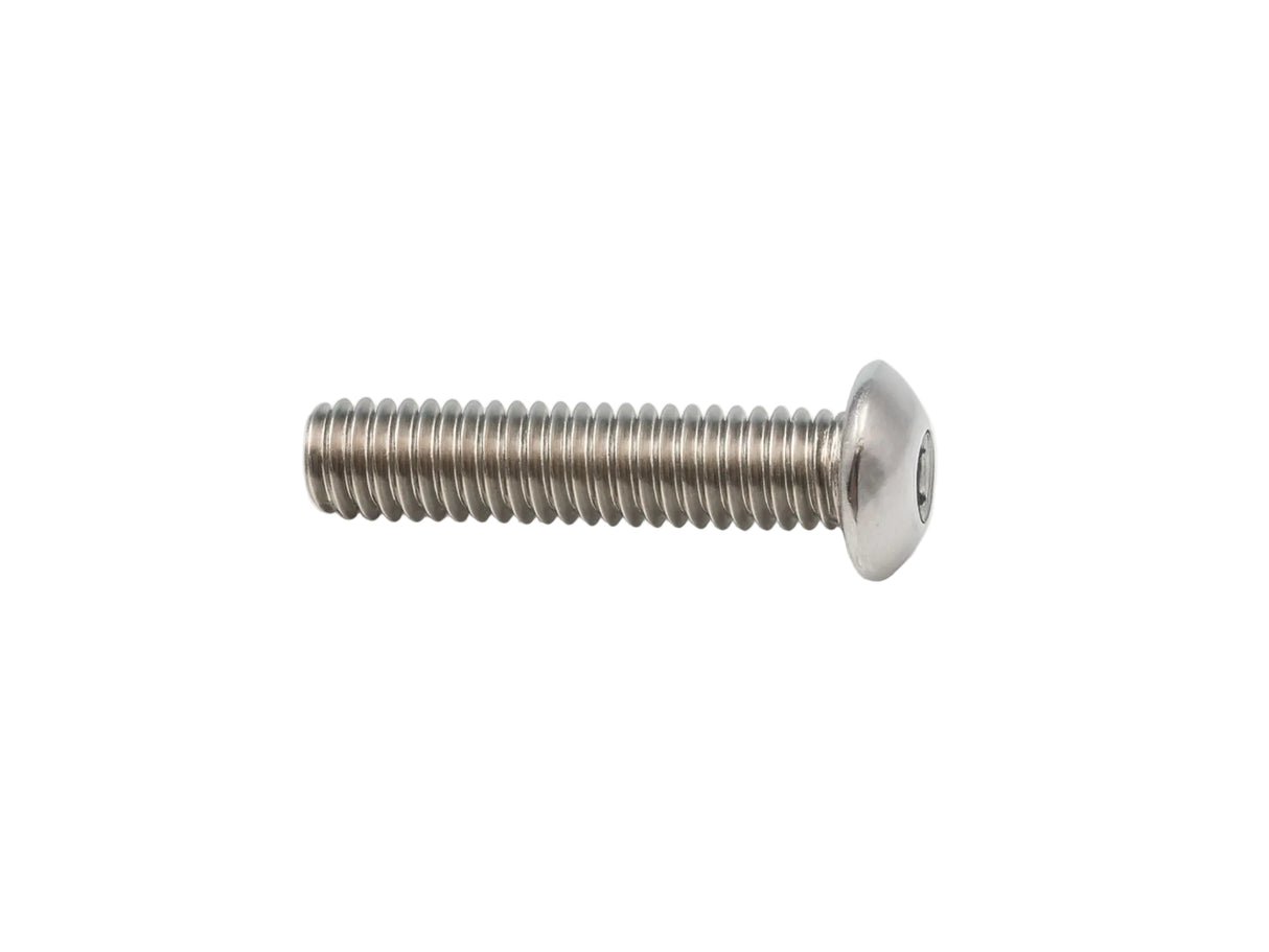 Zaunschraube M8 x 40 mm aus Edelstahl.