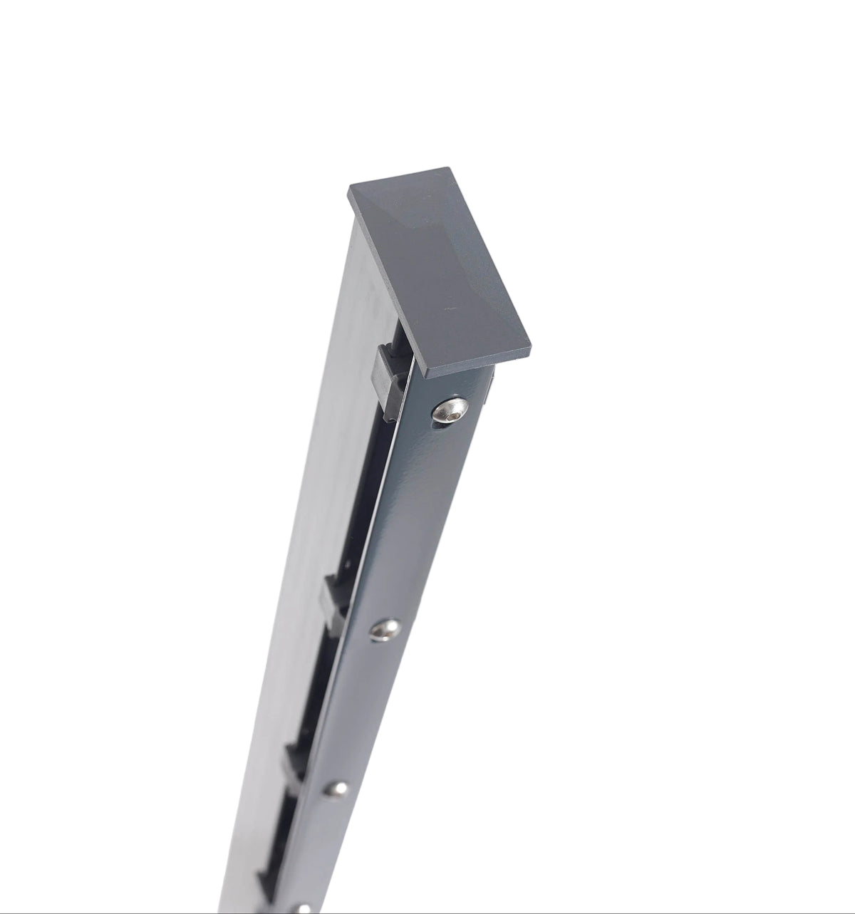 Kunststoff Pfosten-Abdeckkappe mit Überstand | Für Zaunpfosten 60x40 mm mit Abdeckleiste