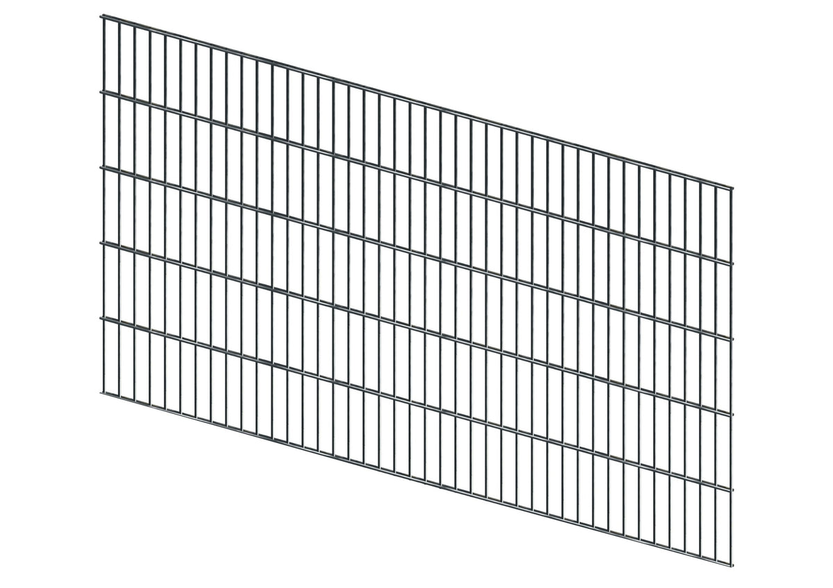 Doppelstabmattenzaun | Breite 251 cm | Metall