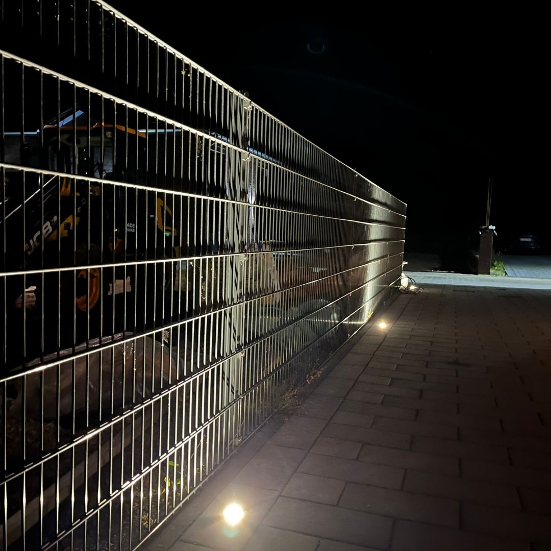 Doppelstabmattenzaun Komplettset 6/5/6 | Feuerverzinkt | inkl. Zaunpfosten