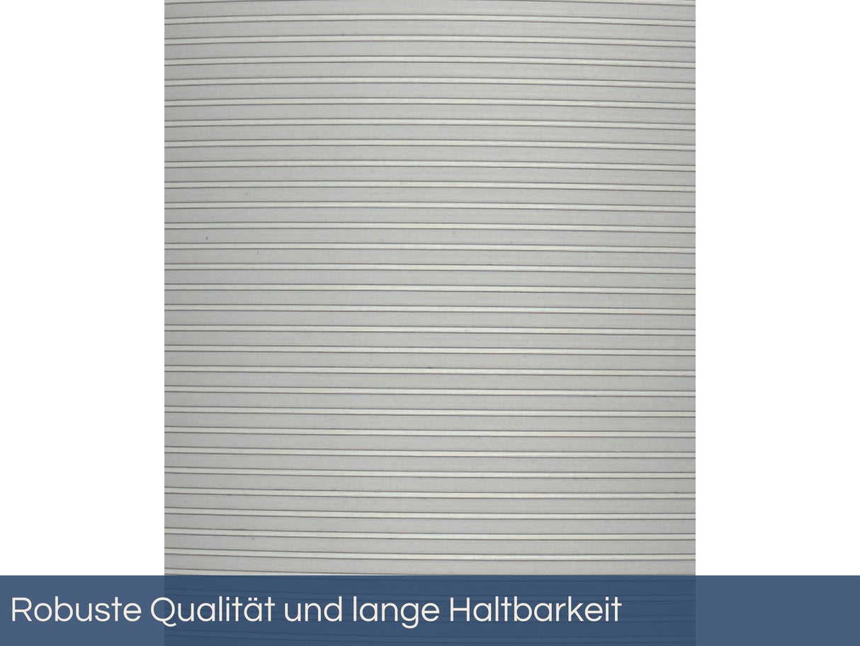 Premium Sichtschutz für Doppelstabmattenzaun | gerillt | Polypropylen