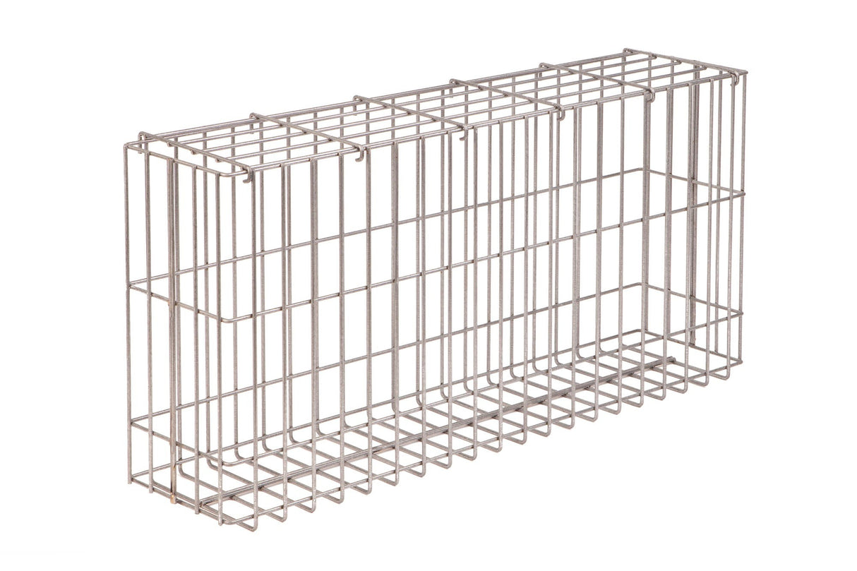 Gabionen-Korb ACHAT | Feuerverzinkt | Breite 104 cm | Tiefe 25 cm | Metall