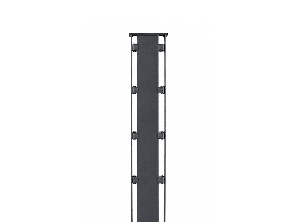 Gabionenpfosten Profil 40x120 mm inkl. Abdeckleiste & 10x Distanzhalter