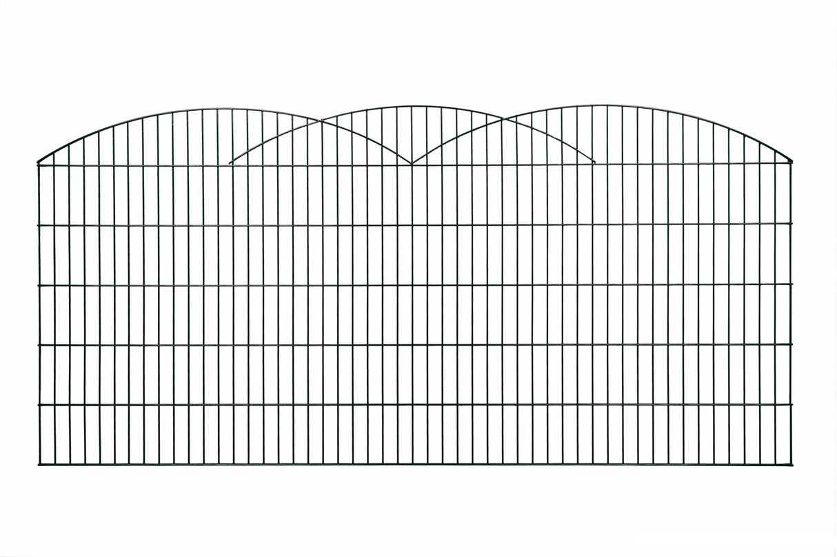 Schmuckzaun INNSBRUCK 6/6/6 | Dreifachbögen | Breite 251 cm