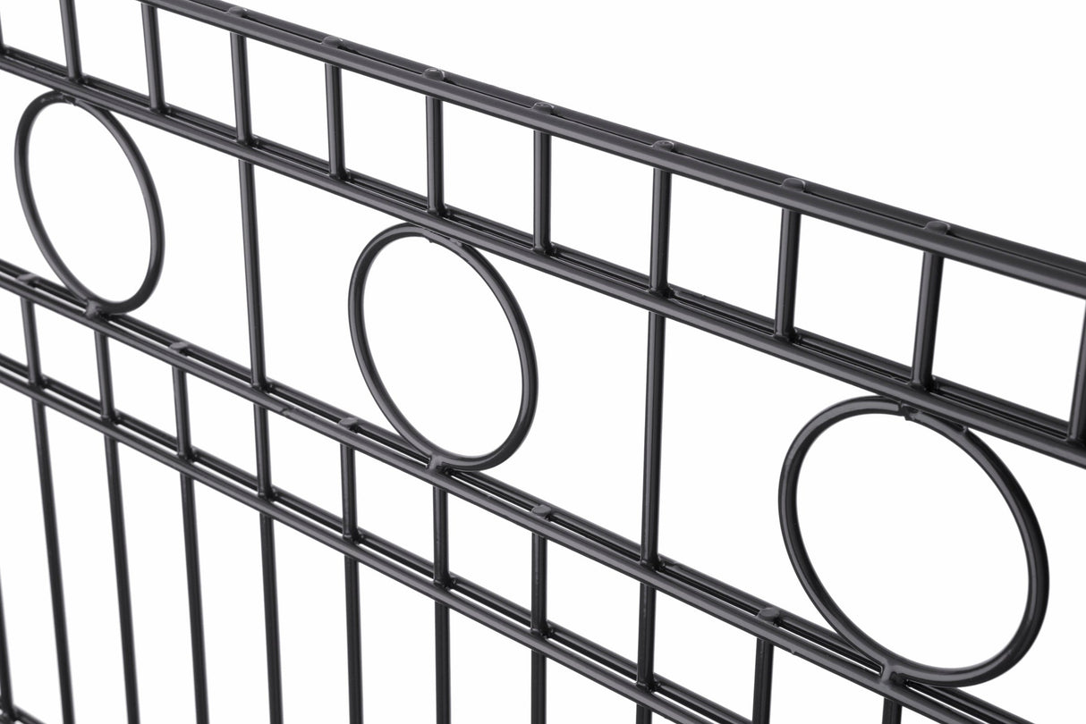 Schmuckzaun ROM 6/6/6 | Kreis-Ornamenten | Breite 251 cm