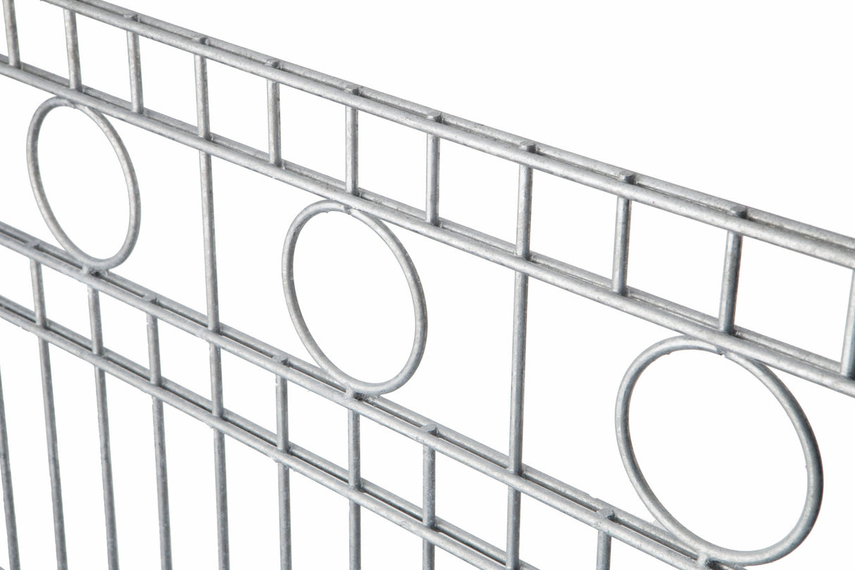 Schmuckzaun ROM 6/6/6 | Kreis-Ornamenten | Breite 251 cm