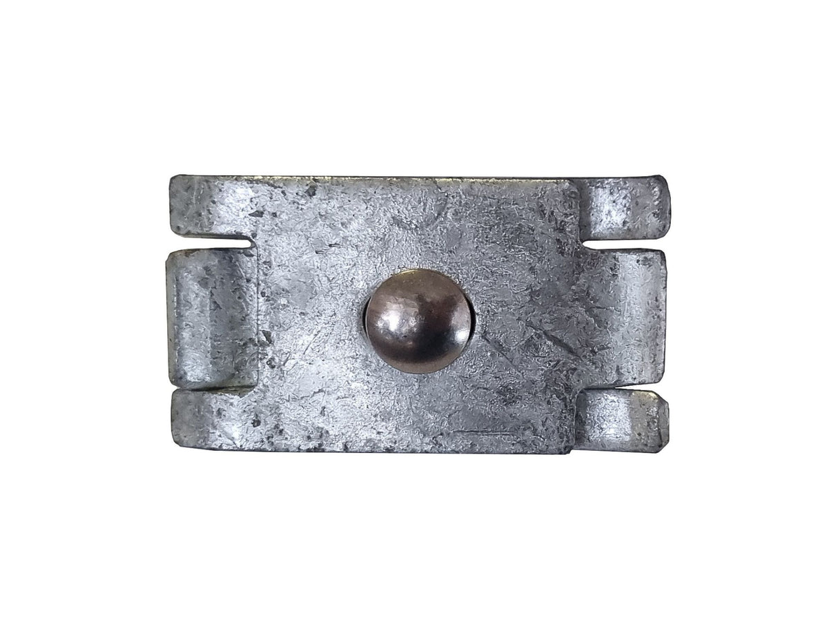 Verbinder für Doppelstabmatten | Flach | Metall | inkl. Befestigungsmaterial