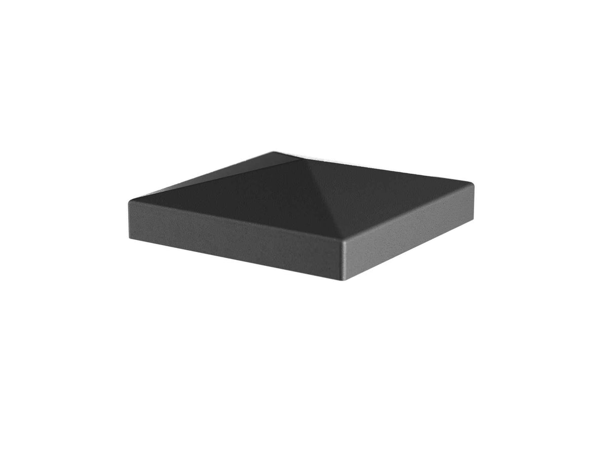 VIDUAL Pfosten für WPC-Sichtschutz | 72 × 72 mm | Aluminium | Anthrazit