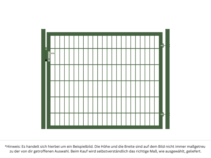 Gartentor Premium DS 8/6/8 | 1-flügelig | Breite 108-158 cm