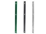 Abdeckleiste für Doppelstabmattenzaun in drei verschiedenen Farben Anthrazit, Grün und Feuerverzinkt. Für verschiedene Zaunhöhen von 80 - 200 cm. Lochbohrung 40 x 4mm und Lochabstand 400 mm