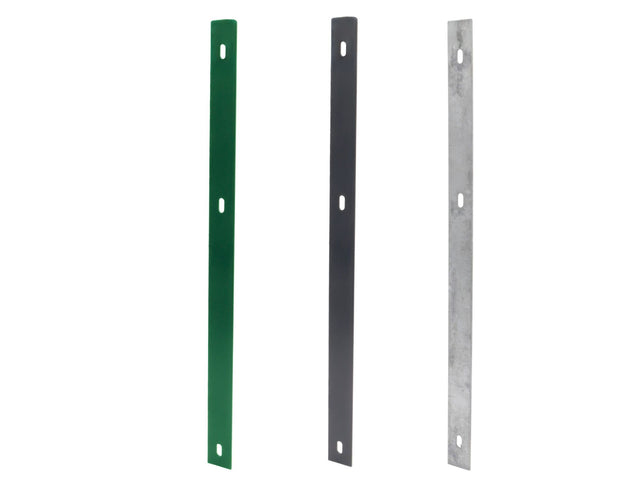 Abdeckleiste für Doppelstabmattenzaun in drei verschiedenen Farben Anthrazit, Grün und Feuerverzinkt. Für verschiedene Zaunhöhen von 80 - 200 cm. Lochbohrung 40 x 4mm und Lochabstand 400 mm