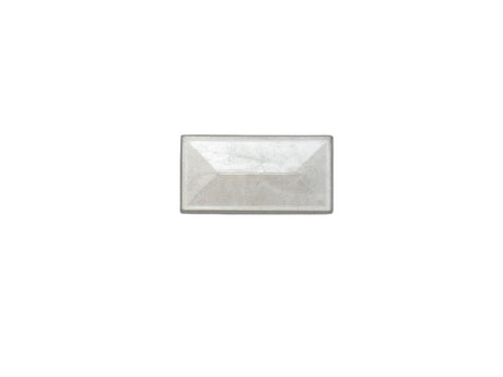 Pfostenkappe aus Aluminium in der Größe 40x60 mm in der Farbe verzinkt