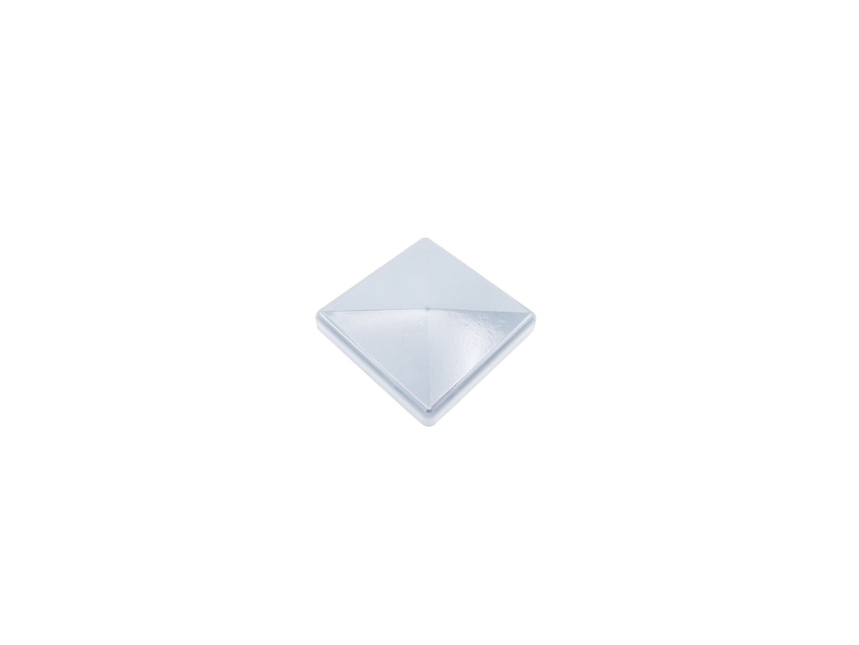 Torpfostenkappe aus Aluminium in der Farbe Verzinkt. Für Torpfosten 60 x 60, 80 x 80 und 100 x 100 mm