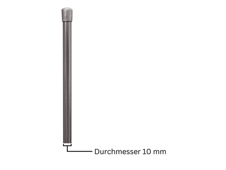 Geflechtspannstab ø 10mm | Für Maschendrahtzaun | Moosgrün & Anthrazit