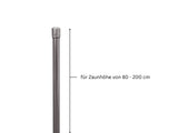 Geflechtspannstab ø 10mm | Für Maschendrahtzaun | Moosgrün & Anthrazit