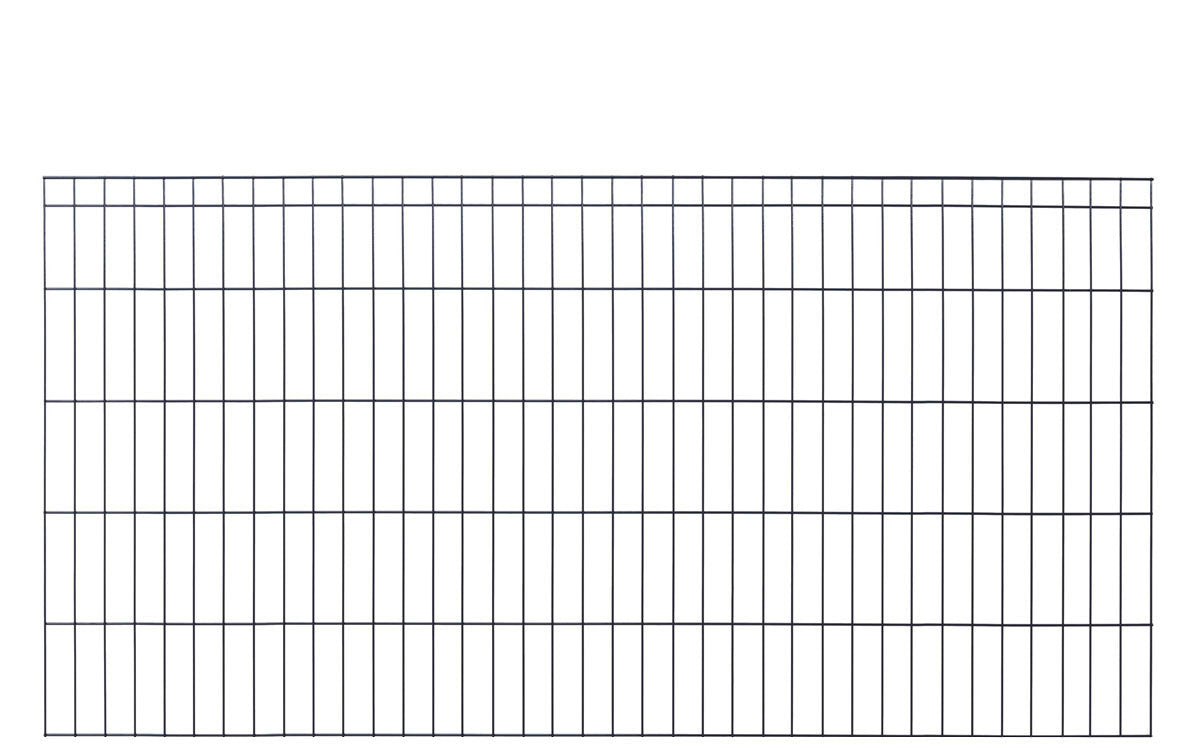 Doppelstabmattenzaun MICHL 5/4/5 | Breite 201 cm | ohne Überstand