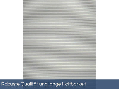 Premium Sichtschutz für Doppelstabmattenzaun | gerillt | Polypropylen