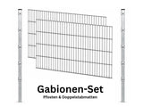 Gabionen-Set | Doppelstabmatten & Pfosten
