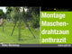 Montagevideo zum Maschendraht Set Anthrazit für ein besseres verständnis zum Zaunbau für unsere DIY-Kunden.