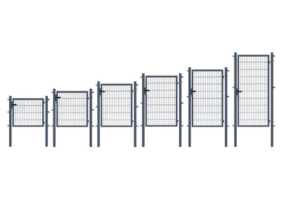 Gartentor Basic 6/5/6 | 1-flügelig | Breite 94 cm & 114 cm