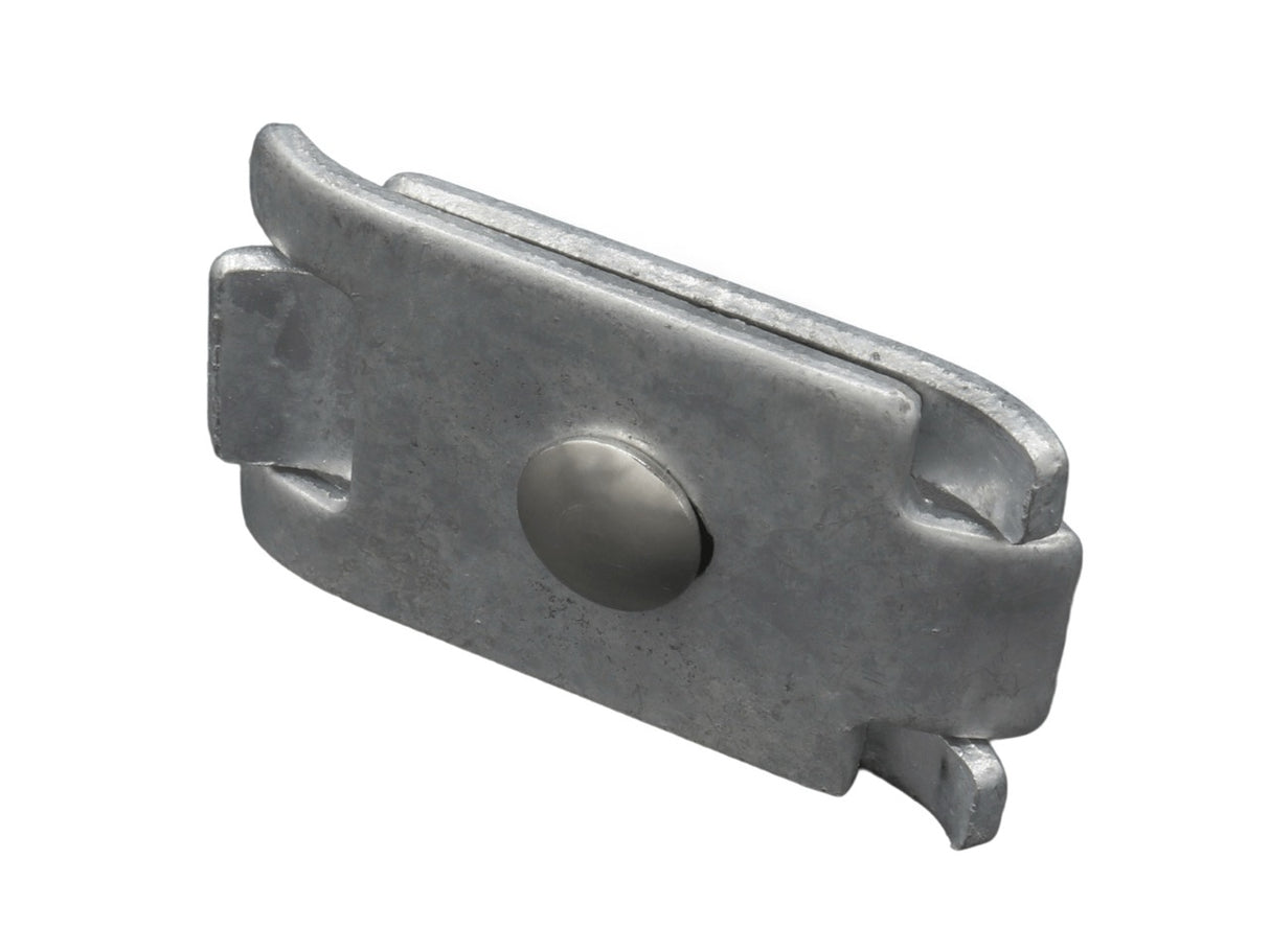 Verbinder für Doppelstabmatten | Flach | Metall | inkl. Befestigungsmaterial