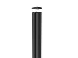 VIDUAL Pfosten für WPC-Sichtschutz | 72 × 72 mm | Aluminium | Anthrazit