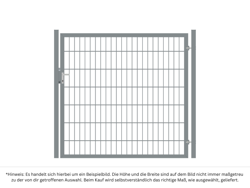 Gartentor Premium DS 8/6/8 | 1-flügelig | Breite 100-200 cm