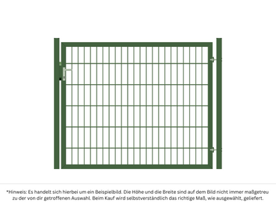 Gartentor Premium 8/6/8 | 1-flügelig | Breite 108-158 cm